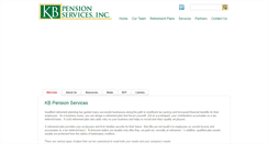 Desktop Screenshot of kbpensionservices.com